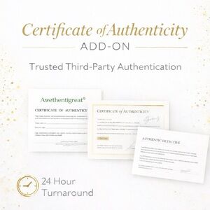 Certificate of Authenticity (COA)